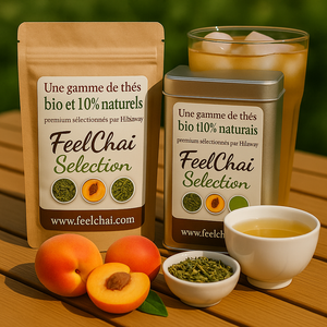 Thé vert BIO à la Pêche