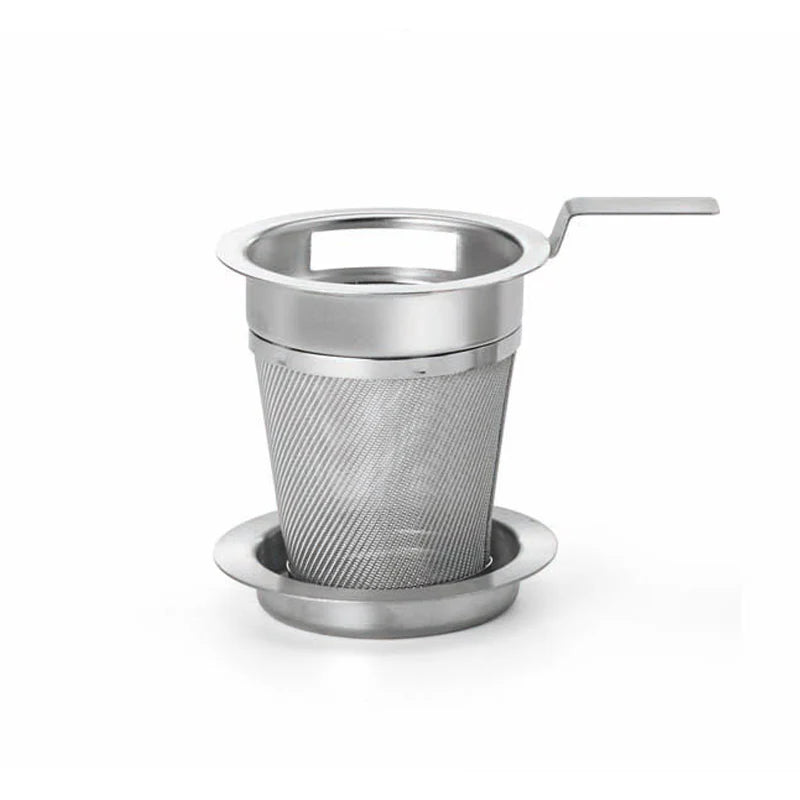 Filtre à thé en inox pour mug avec son support