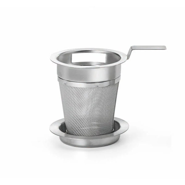 Filtre à thé en inox pour mug avec son support