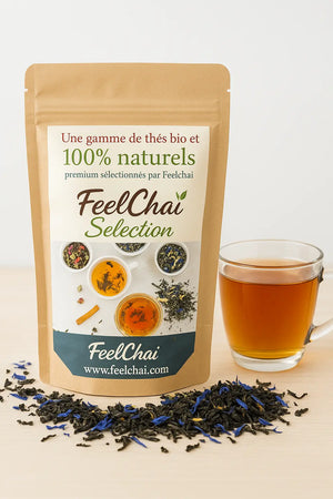 Thé Noir Earl Grey Blue BIO - Nuit Bleue Bergamote